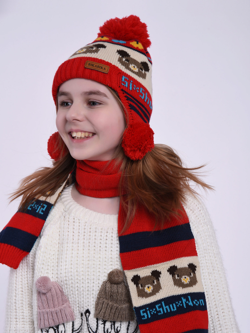 Комплект детский (Шапка+Шарф)