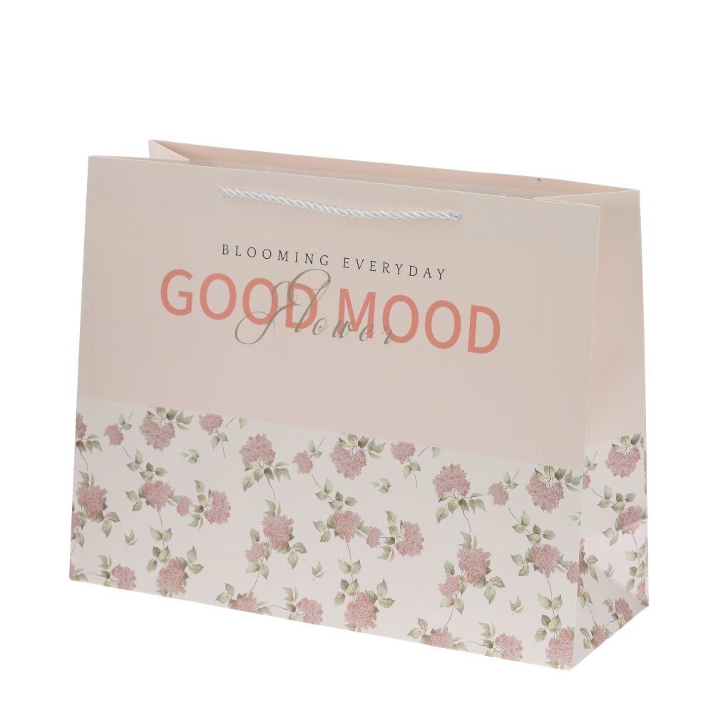 GAEM Пакет подарочный L (бумага 250г/м2, блок 12шт), L42 W15 H33 см, 4в.