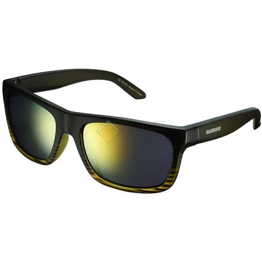 Велоочки Shimano, CE-TKYO1MR, TOKYO, изумруд/оранж
