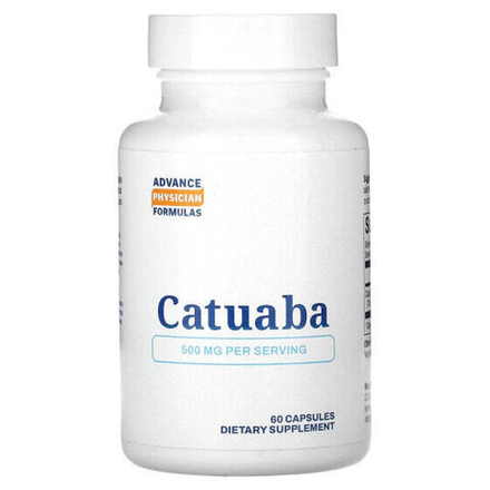 Растительные экстракты и настойки Advance Physician Formulas, Inc., катуаба, 500 мг, 60 капсул