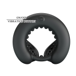 Черное эрекционное виброкольцо Pretty Love Quentin Vibrating Silicone Cock Ring BI-210312Z