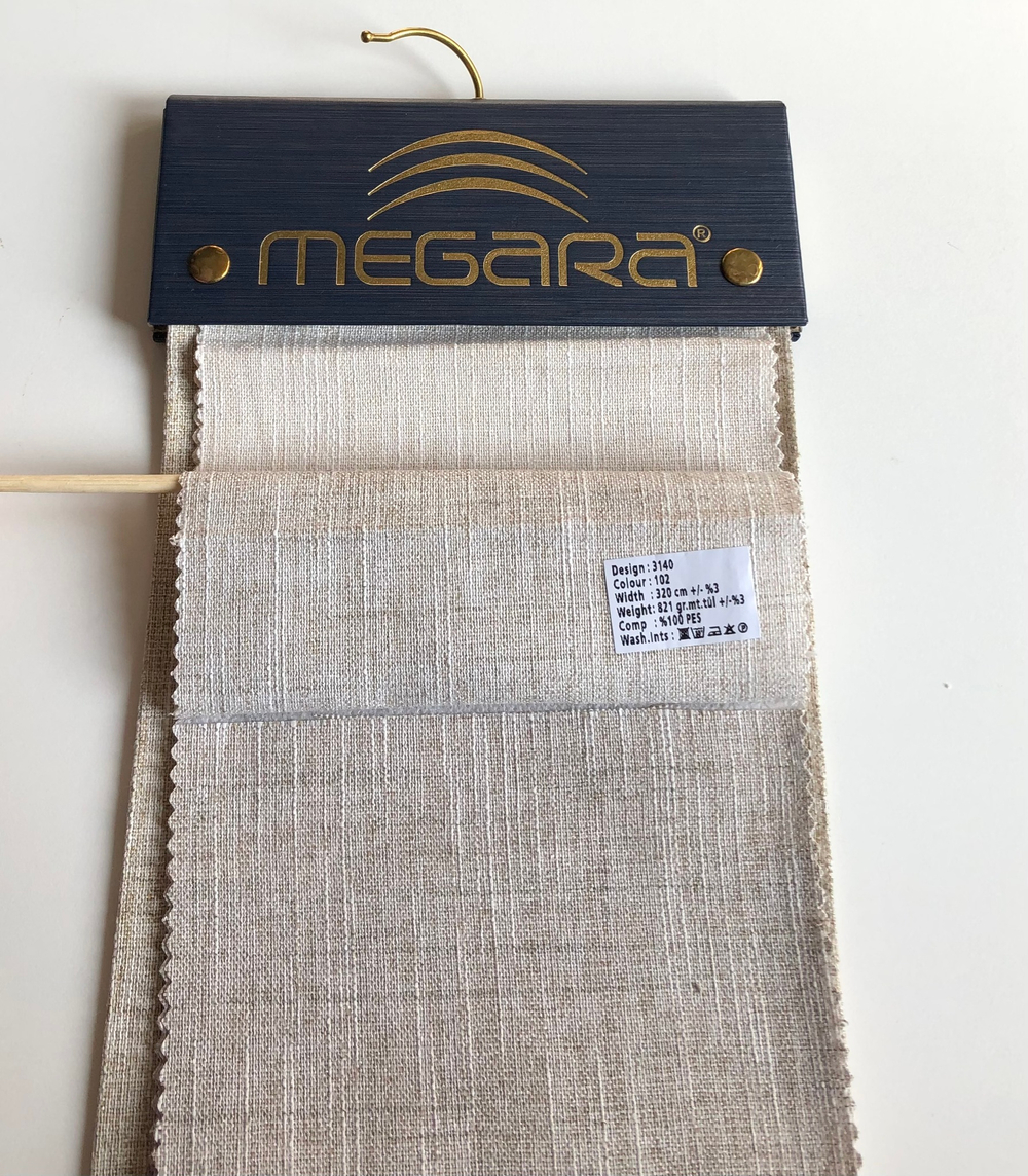 Портьерная ткань Megara арт. 3140 (высота 320 см, Турция)