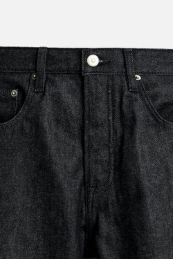 ZARA ДЖИНСЫ STRAIGHT-LEG, МОРСКОЙ СИНИЙ