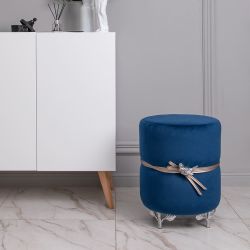 Банкетка Терра Эйри Confetti-Blue Античное серебро