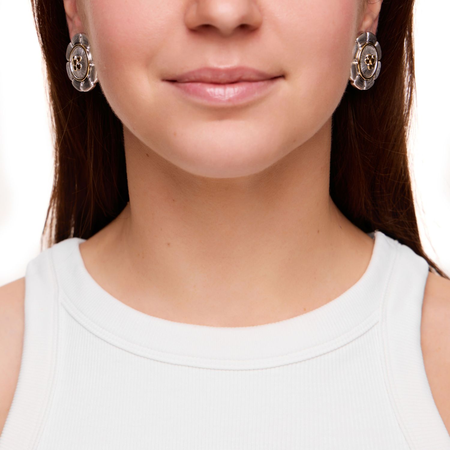 Клипсы Lots Of Love Earrings - Silver