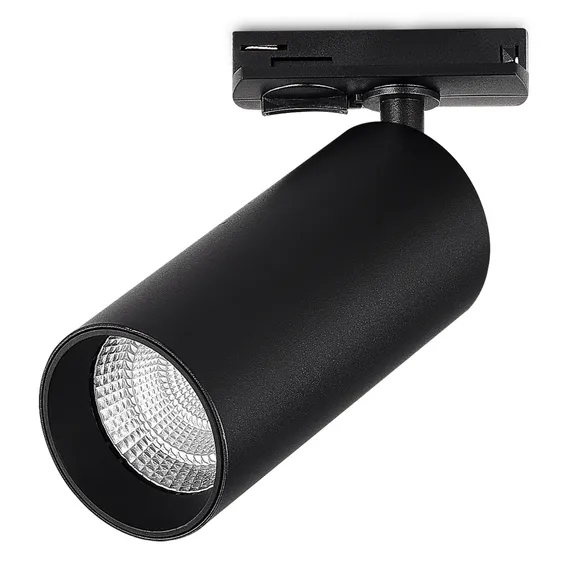 ST382.436.10 Св-к трек. Черный LED 1*10W 3000K 900Lm Ra>90 24 IP20 DxH- 220V БЭЙС