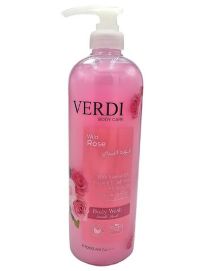 VERDI Гель для душа WILD ROSE 1л ДИКАЯ РОЗА/*12