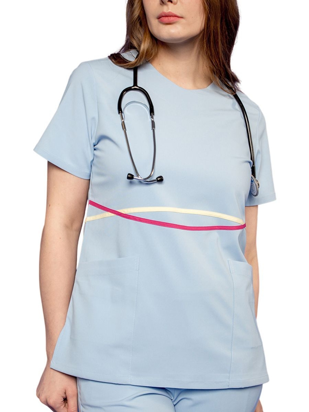 Туника медицинская женская Pulse 242 Florida, R132 светло-голубой, S