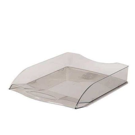 Лоток горизонтальный inFormat Офис, цельный, дымчатый