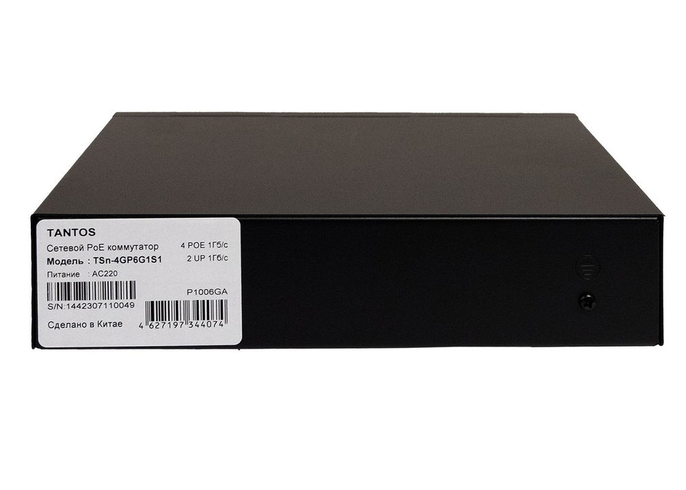 Коммутатор PoE TSn-4GP6G1S1