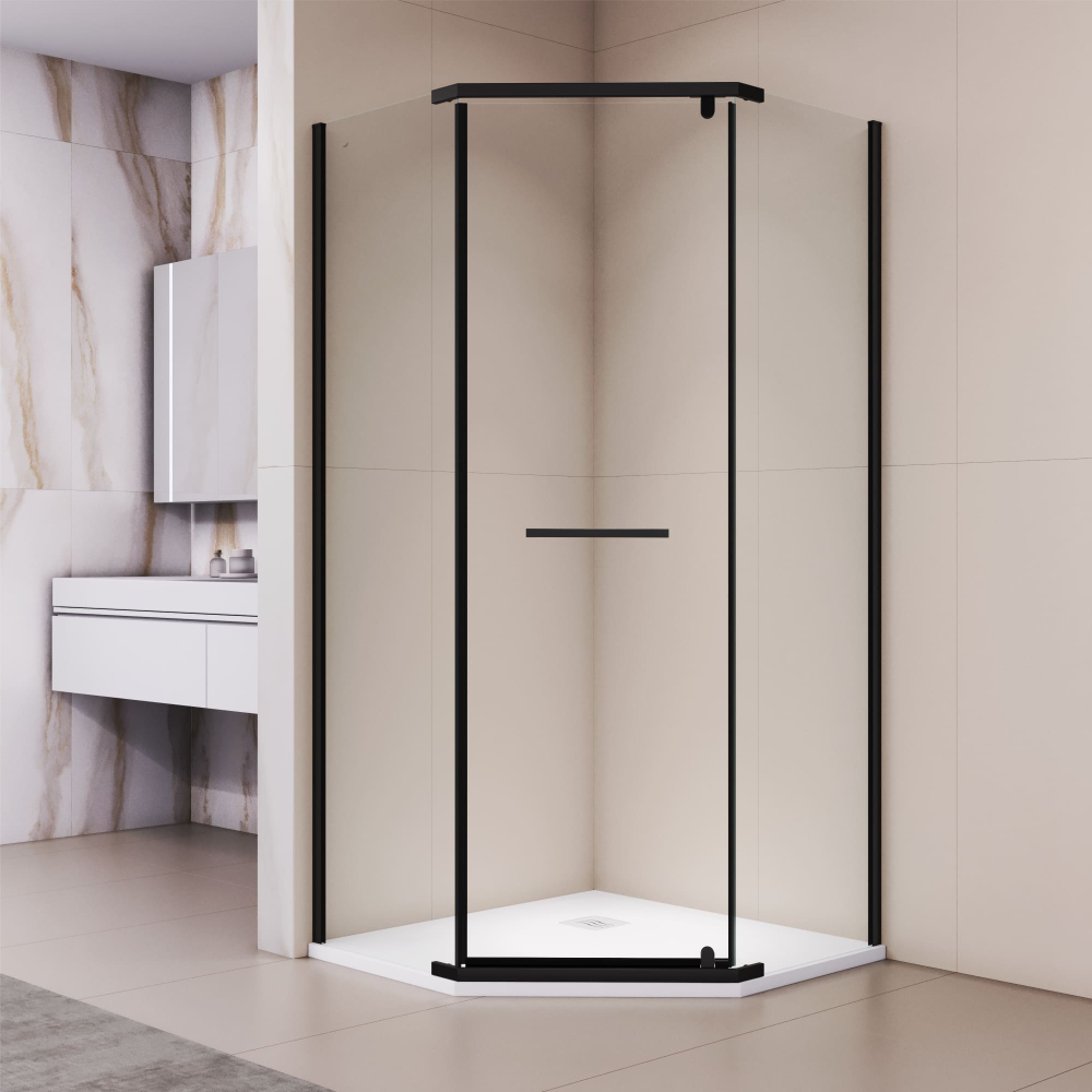 Душевой уголок RGW PA-83-B (Прозрачное, 900x900)