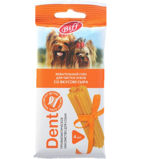 Бифф Дент Для собак мелких пород со вкусом сыра 40гр.