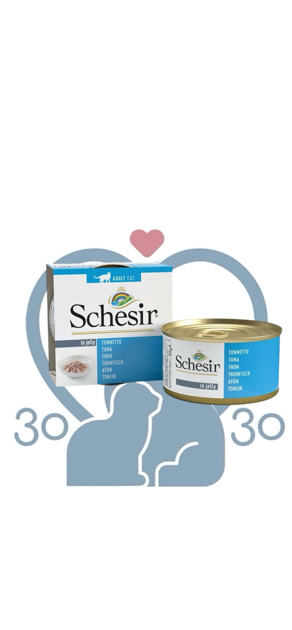 Консервы для кошек Schesir Тунец, 50г