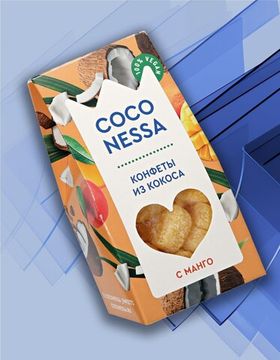 Кокосовые конфеты с манго