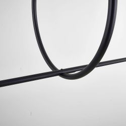 Подвесной светильник SUSPENSION CERCLE ET TRAIT – GRAPHITE SATINE L120