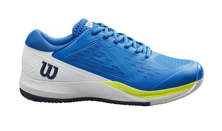 Мужские кроссовки теннисные Wilson Rush Pro Ace Clay - lapis blue/white/safety yellow