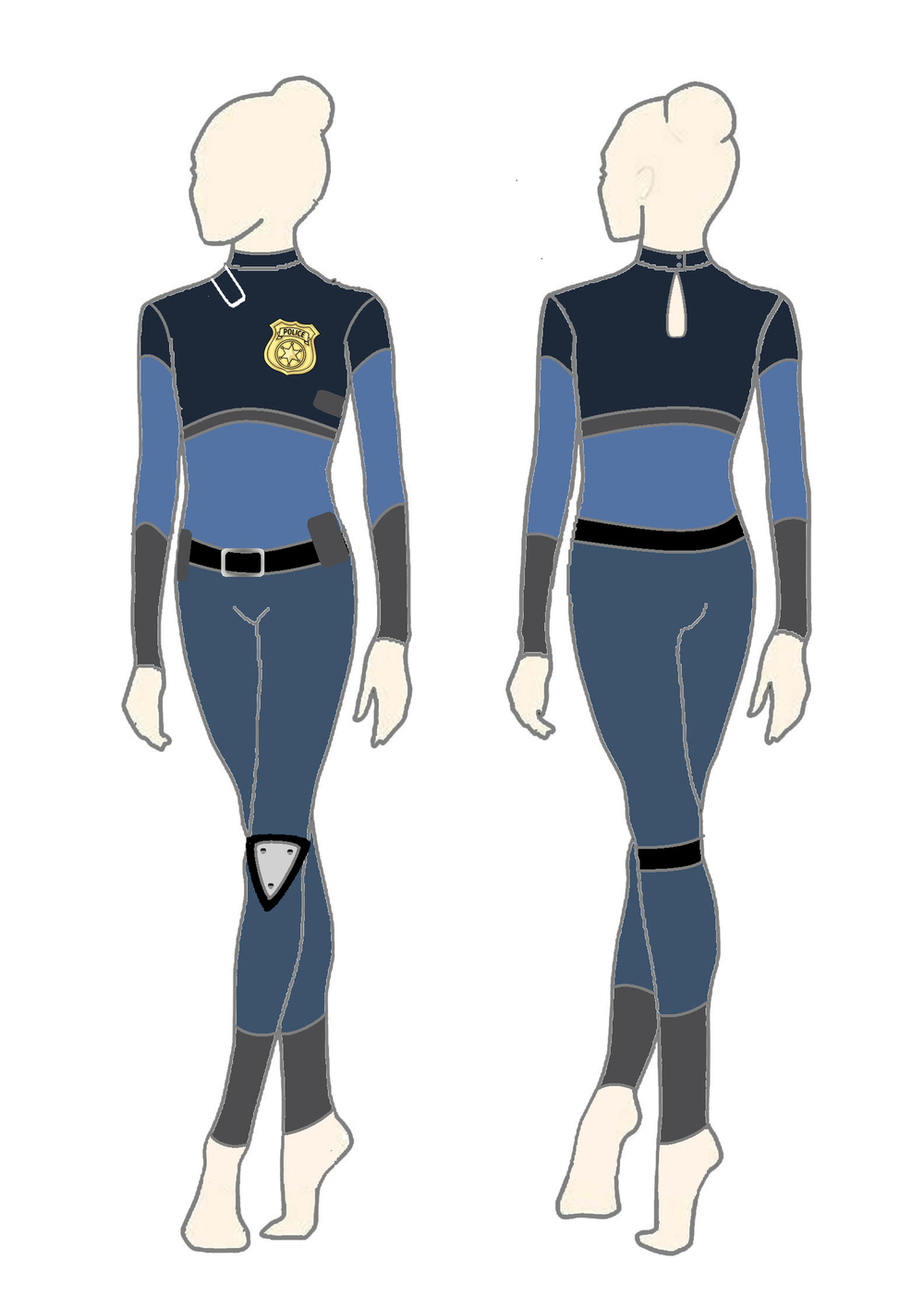 Jumpsuit "Cop Girl"