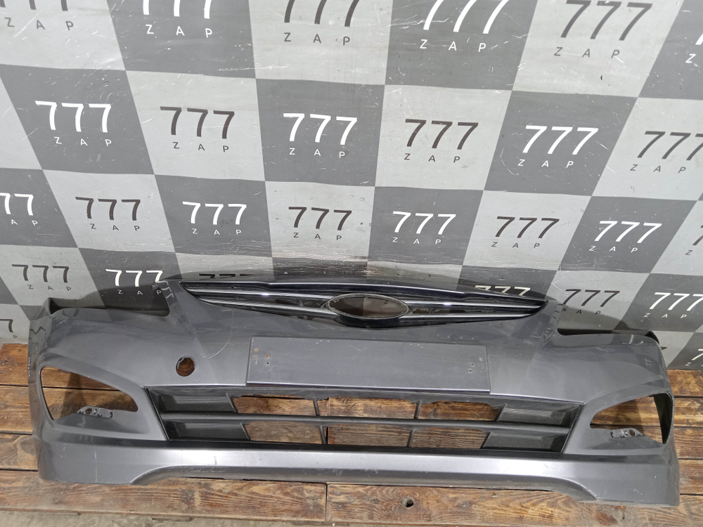Бампер передний в сборе Hyundai Solaris 1 (RB) 14-17 Б/У Оригинал 865114L500