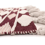 Ковер из хлопка бордового цвета Argyle Ethnic 160х230 см