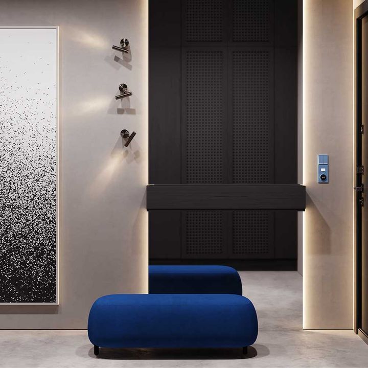 Накладка для датчика движения встраиваемого, S70 (деним) Voltum VLS002215