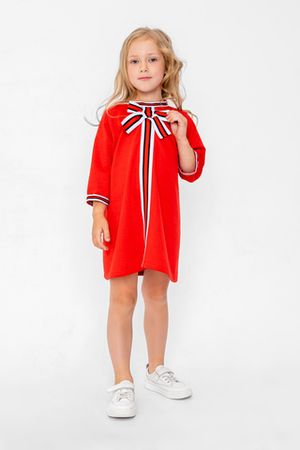 Платье для девочки Шанель красное