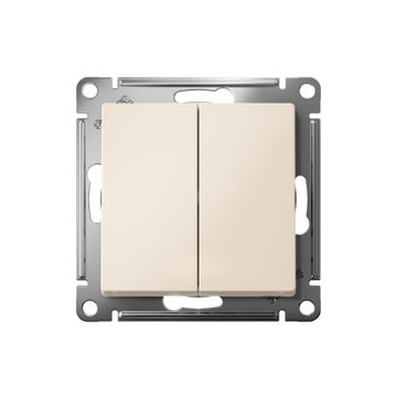 Переключатель проходной 2-кл. СП AtlasDesign 10А IP20 (сх. 6/2) 10AX механизм беж. SE ATN000265