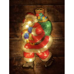 Светодиодная новогодняя фигура ЭРА ENIOF-08 Дед Мороз | Фигуры