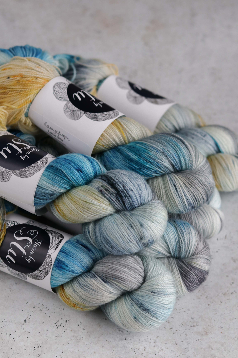 пряжа "Камуфлори" Lace Stu