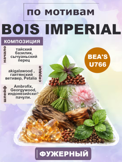 Парфюмерная вода BEA'S U766 Bois Imperial (Бойс Империал), 50мл