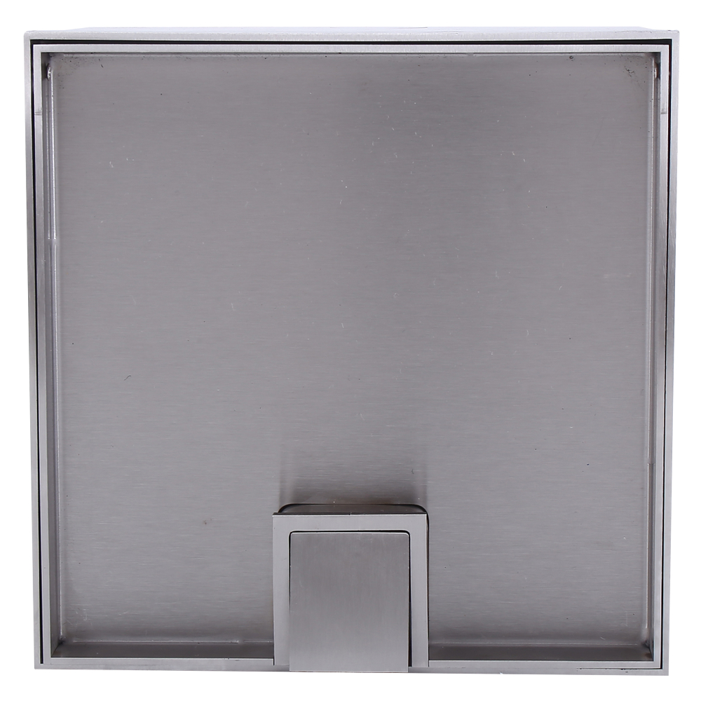 Лючок в пол 6 мод. (2 мод. 45х45 мм. + 2 мод. 22.5х45 мм.),  металл,  в уровень с напольным покрытием