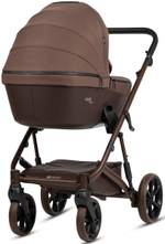 Детская коляска Tutis Viva 6 Plus Essential 3 в 1 с автокреслом Elo Lux EduSky Black 1612067 Espresso