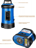 Лазерный уровень ЗУБР ПРОФЕССИОНАЛ крест 360 №2 34906-2_z01