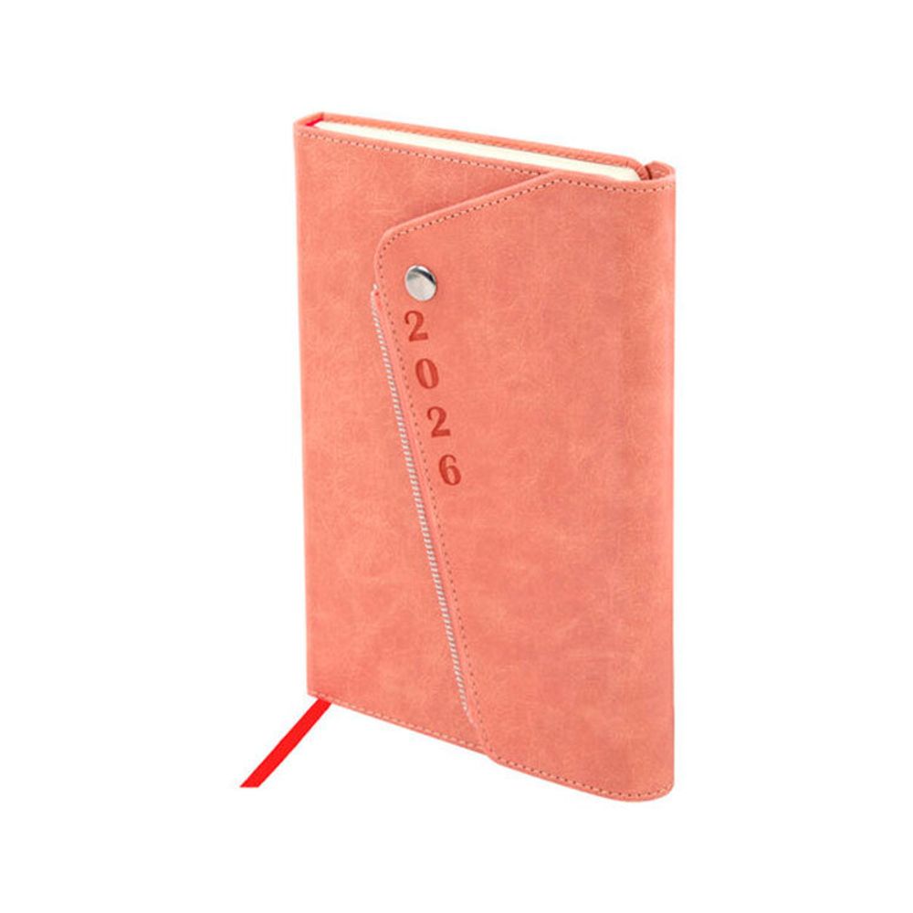 Ежедневник датированный А5 BRAUBERG "Jacket" розовый (117400)