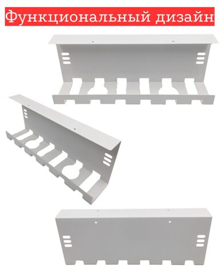 Органайзер для проводов MetaDec Org Gap, держатель для проводов под стол, белый