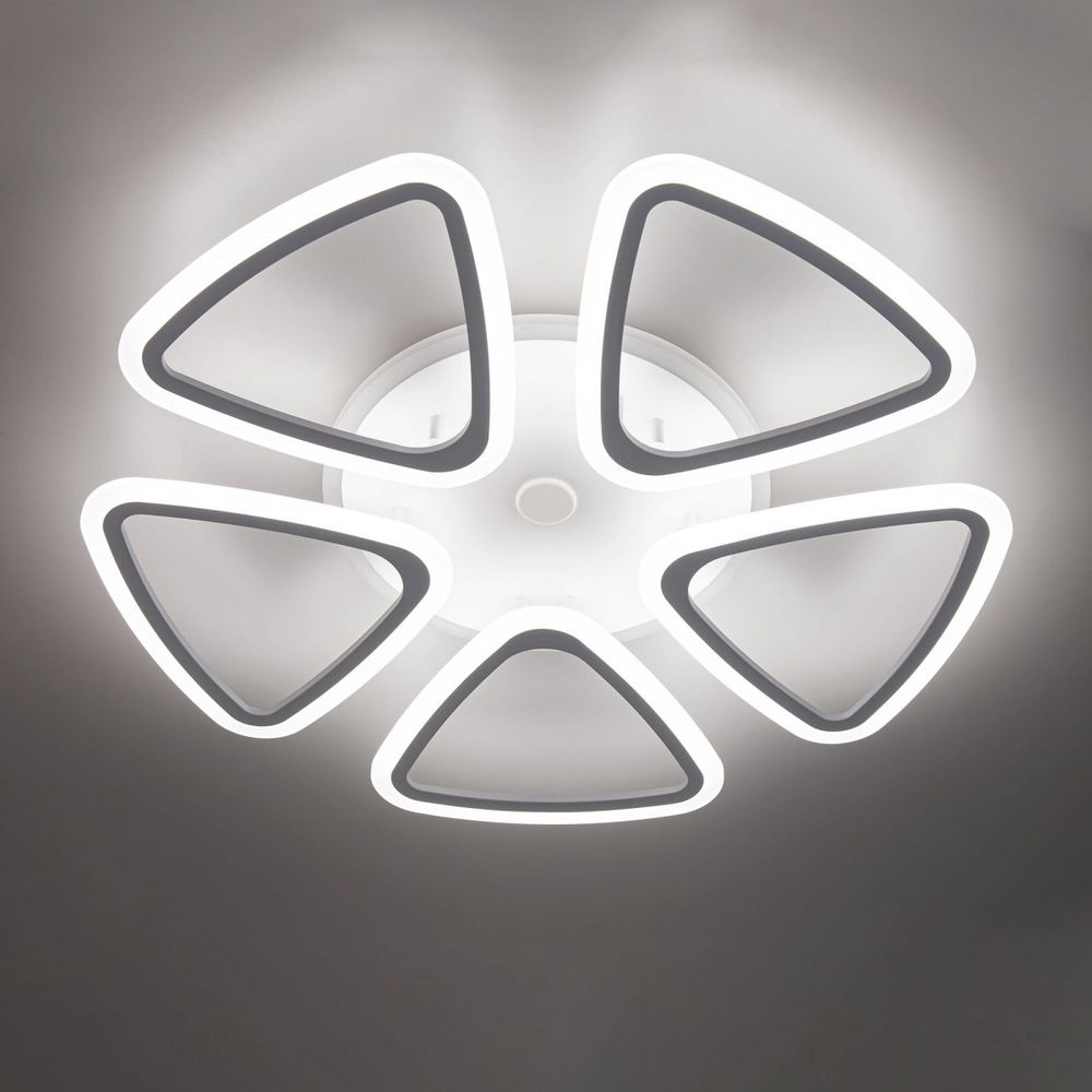 Citilux Мальта Смарт CL234A250E RGB Умная люстра Белая