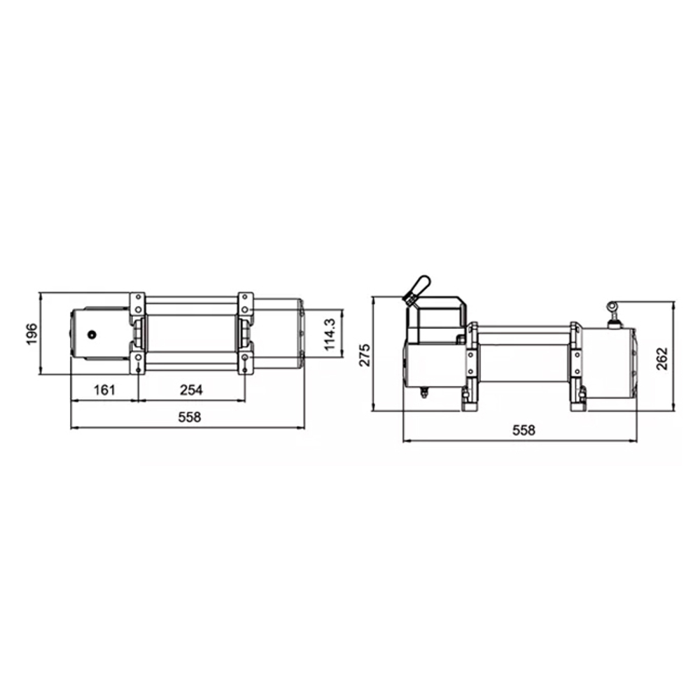 Лебедка KIWI WINCHES Lbs 15000