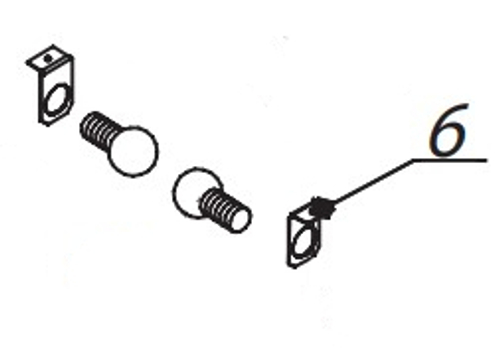 Кронштейн лампы для камер для камер contracor серии cab, артикул 80600030