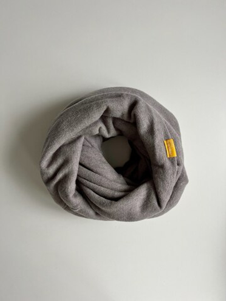 Снуд из турецкой шерсти (цвет - светло-серый)