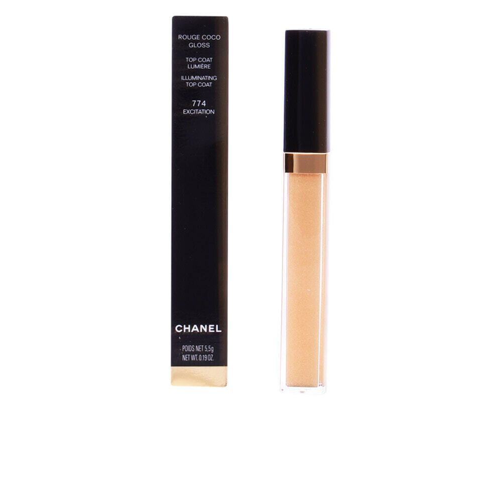 Блеск для губ CHANEL Rouge Coco Lip Gloss No. 774 Excitation с сияющим покрытием 5,5 г