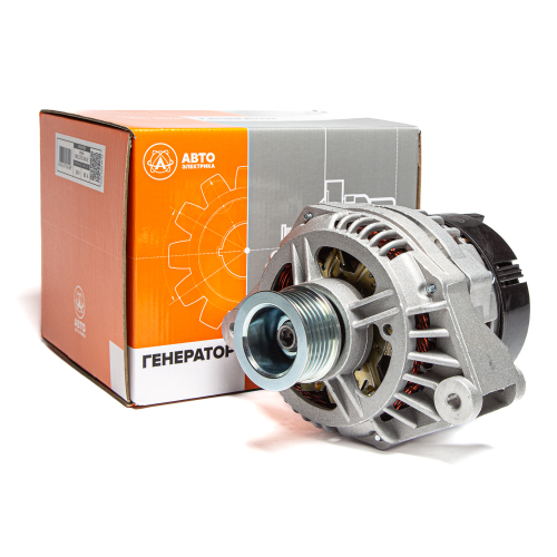 Генератор, ВАЗ, 14 В, 85 А, поликлиновый