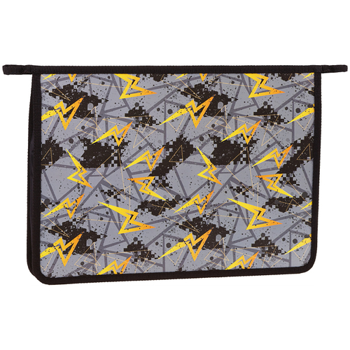 Папка для тетрадей 1 отделение, А4, ArtSpace "Storm", пластик, на молнии