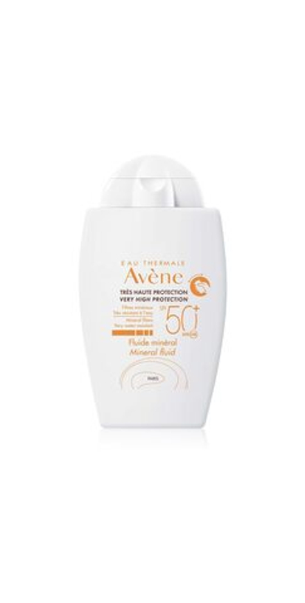 Avene Sun Mineral - защитная жидкость без химических фильтров SPF 50+ /   40  ml  / GTIN 3282770075687