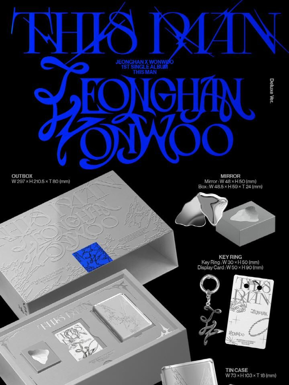 Альбом JEONGHAN X WONWOO (SEVENTEEN) - THIS MAN 1st Single Album DELUXE Version