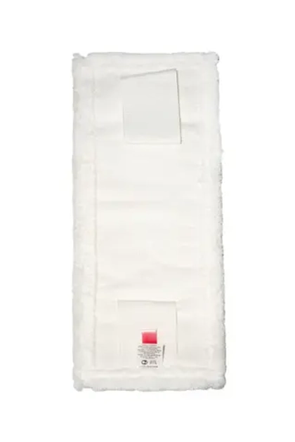 МОП плоский ЭКОНОМ, из микрофибры белый, 40 см., крепление карман/язык 230001