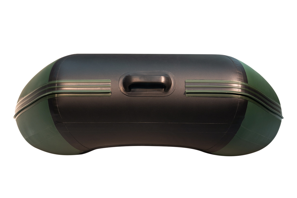 YACHTMAN-280 МНД НАДУВНОЕ ДНО (Яхтман) зеленый-черный (лодка ПВХ с усилением)