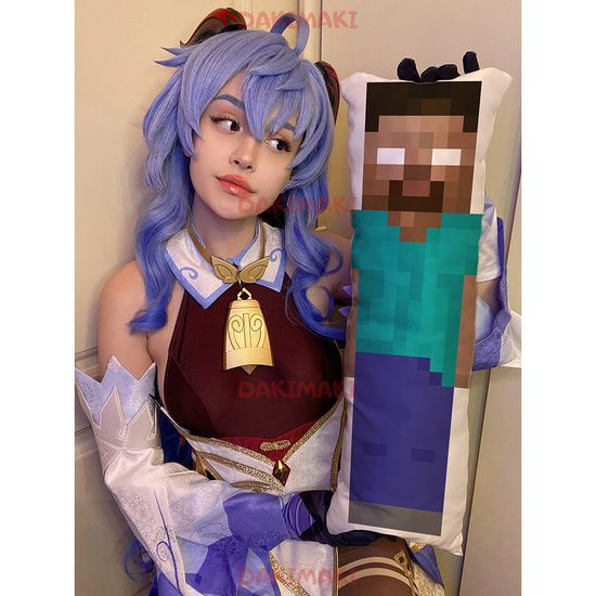 Мини дакимакура Херобрин Майнкрафт | Minecraft арт. M1219, 60х20 см