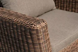 "Капучино" лаунж-зона из искусственного ротанга, цвет коричневый
