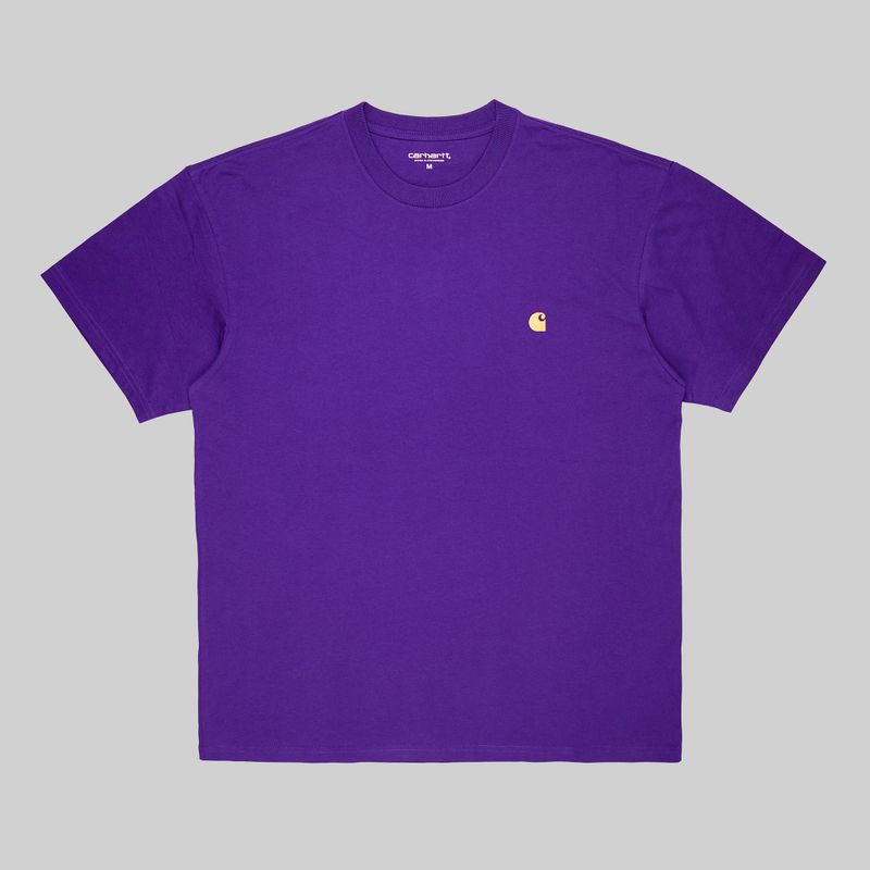 Футболка мужская Carhartt WIP Chase артикул:I026391_tyrian - купить в магазине Дайс
