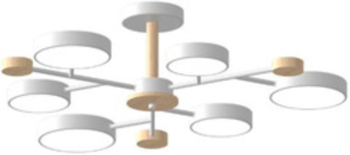 Потолочный светодиодный светильник LED4U L3214-750 WH