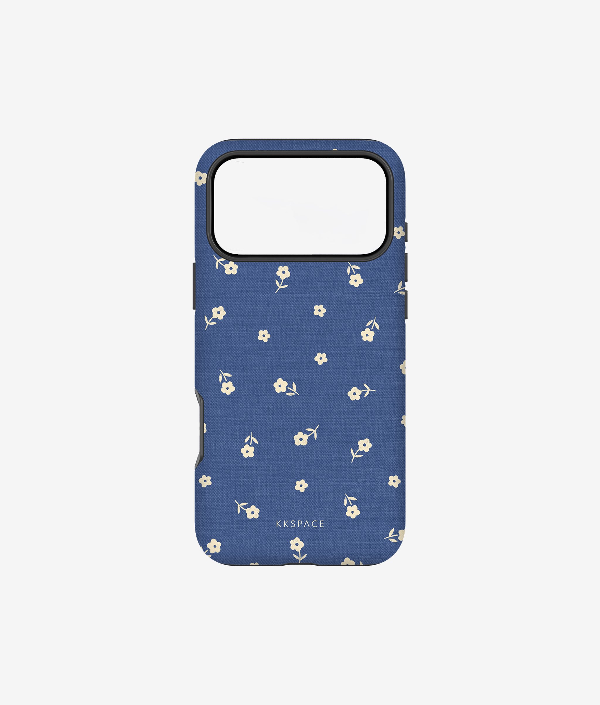 Чехол EARLY FLOWERS (синий) для iPhone